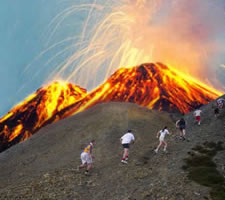 The volcano (click to enlarge)